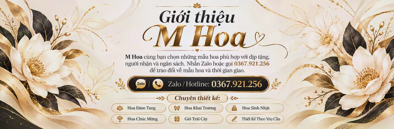 Ảnh bìa Shop hoa tươi Xã Thủ Thừa Tây Ninh - Cùng bạn gửi lời cảm ơn